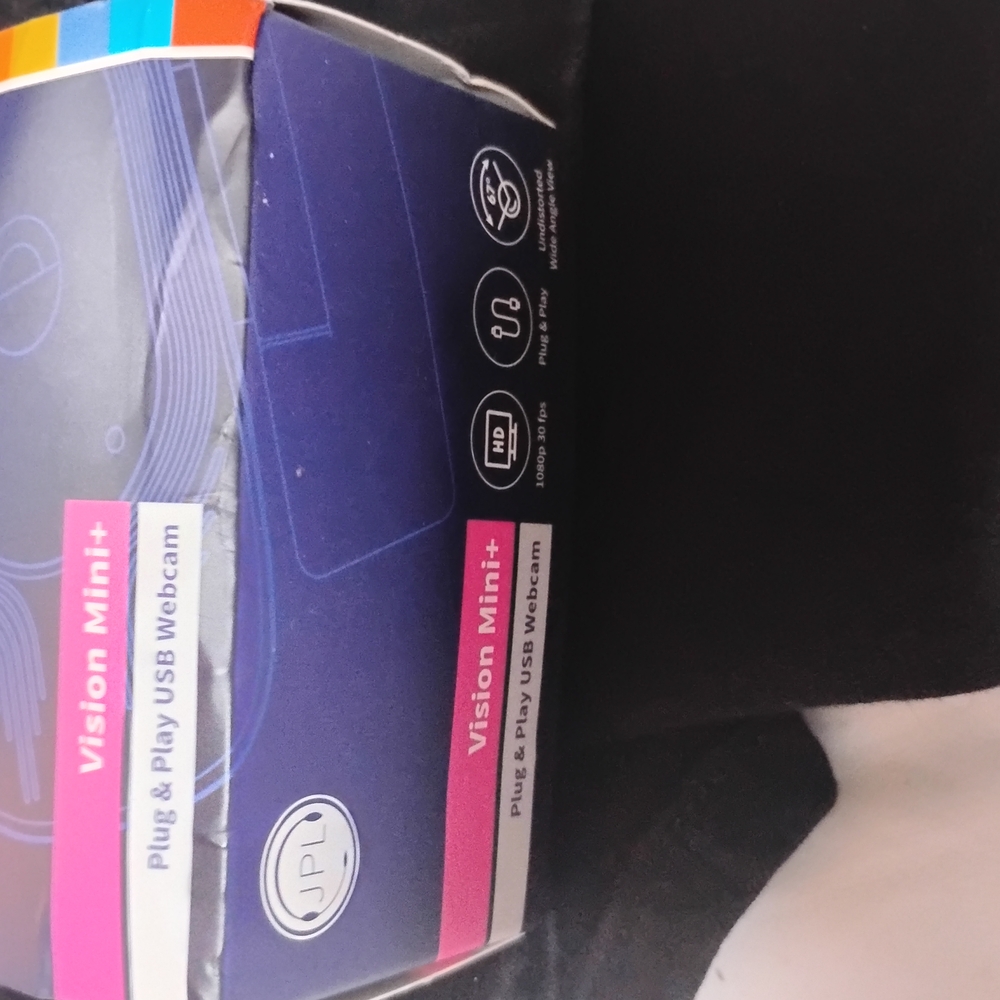 JPL Vision Mini+ Plug & Play USB Webcam - Blue